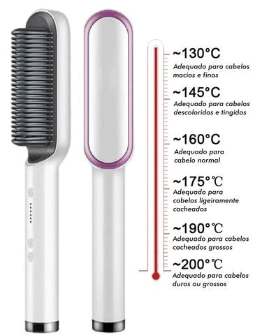 Escova Alisadora e Secadora  Profissional Elétrica bivolt